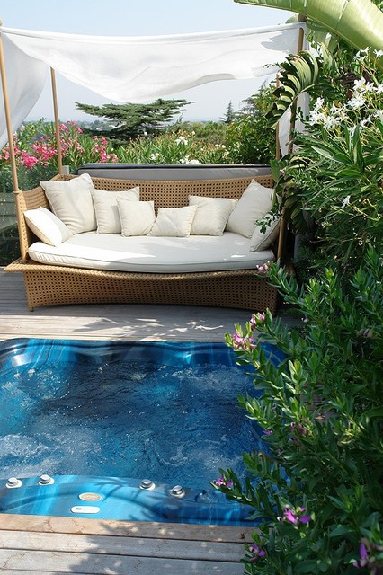 Terrace in Rome middelhavsstil