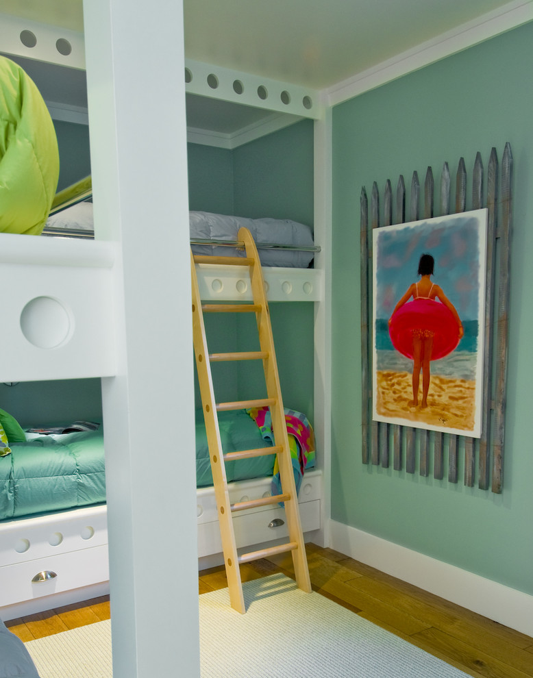 Design ideas for a beach style kids' room in San Francisco.