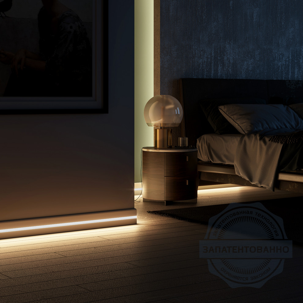 Плинтуса для подсветки пола