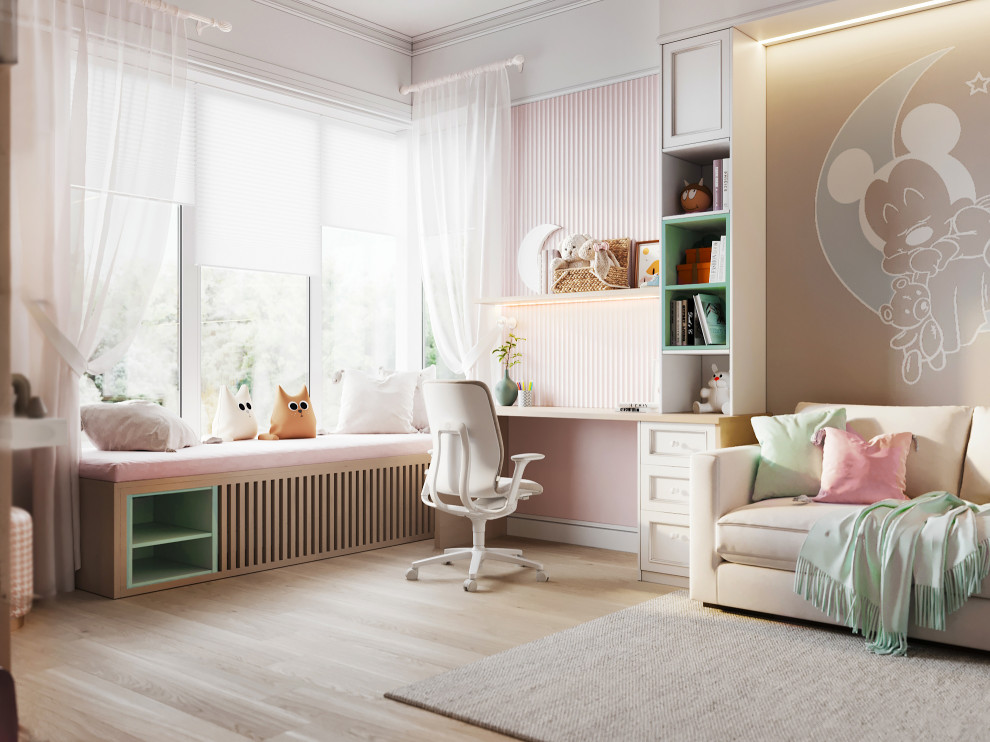 интерьер детской для девочки