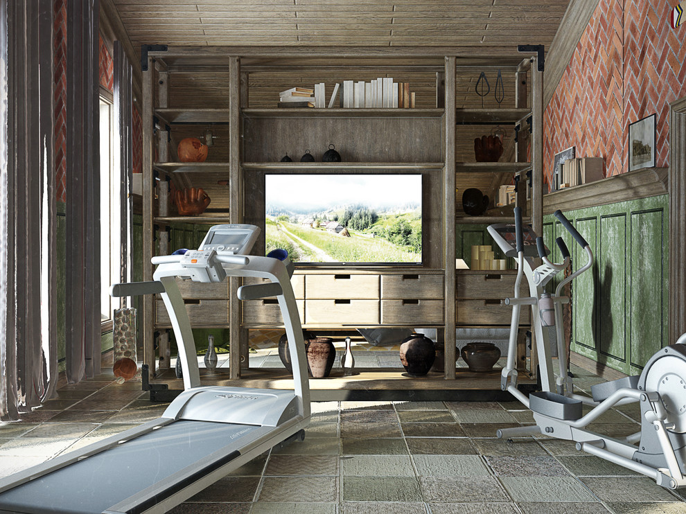 Загородный дом с печкой