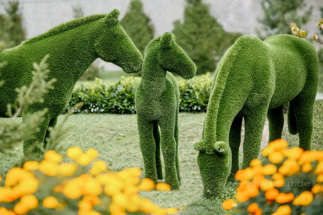 Gartenfiguren | Pferde gartenskulpturen