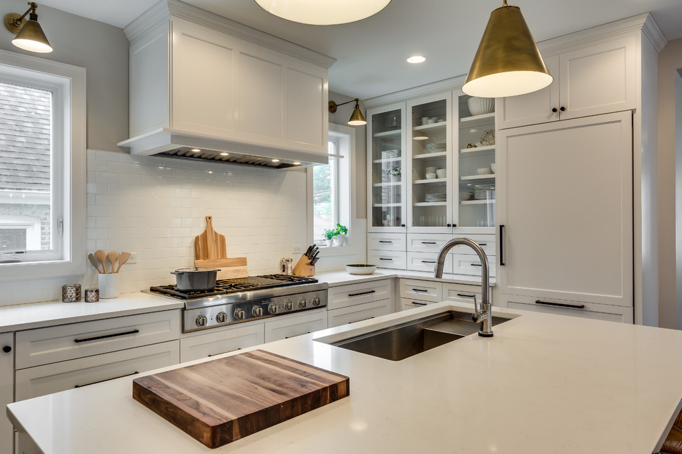 Kitchen - transitional kitchen idea in Chicago