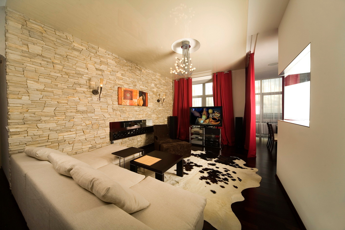 Жилая квартира. г. Киев. "Игра контрастов"