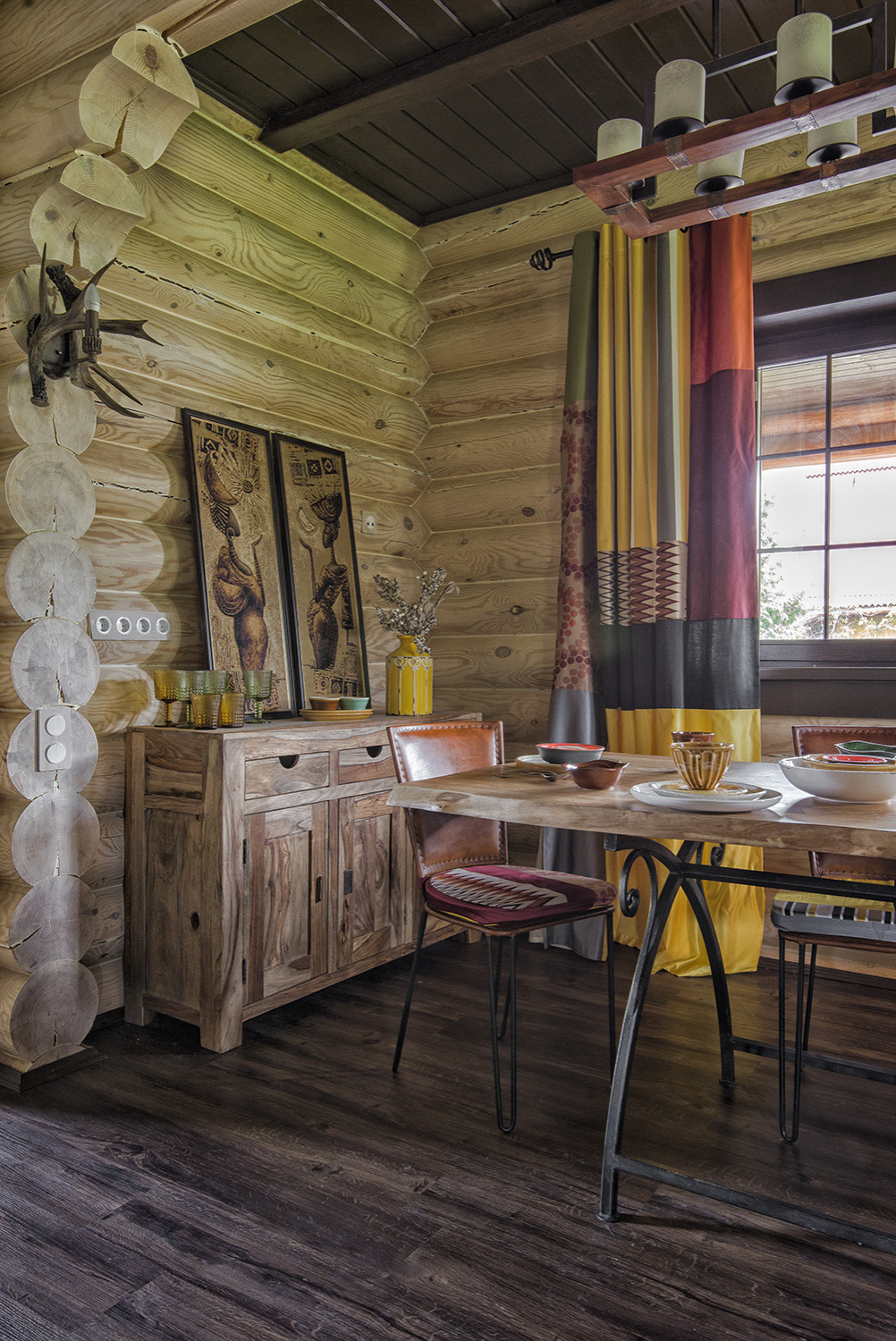 Загородный дом с экзотическим вкусом