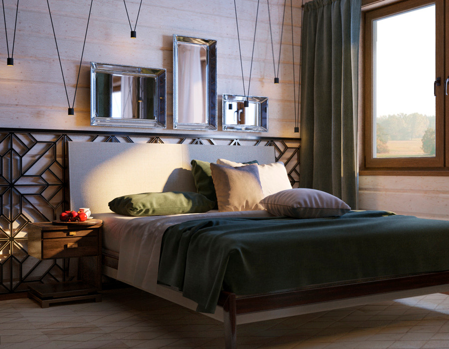 ПРОЕКТ ИНТЕРЬЕРА ДОМА НА ЧЕРНОЙ РЕЧКЕ во Владивостоке)