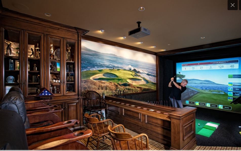 Golf Simulators - Home Theater - Austin - by Sterling Home Technologies ...