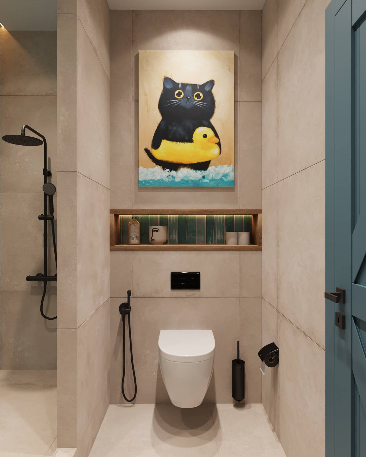 Проект однокомнатной квартиры в Санкт-Петербурге, очень самобытный