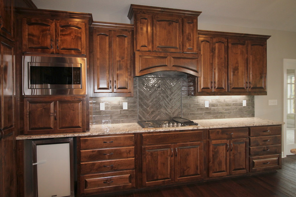 schneider custom home traditional kitchen kansas