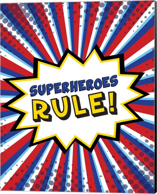 Superheroes Rule Canvas Wall Art By Nd And Design 12 X15 Contemporary Prints Posters Virventures - Superhero Rules Canvas Wall Art Superheroes Rule Canvas Wall Art By Nd And Design 12 X15 Contemporary Prints Posters Virventures - Superhero Rules Canvas Wall Art