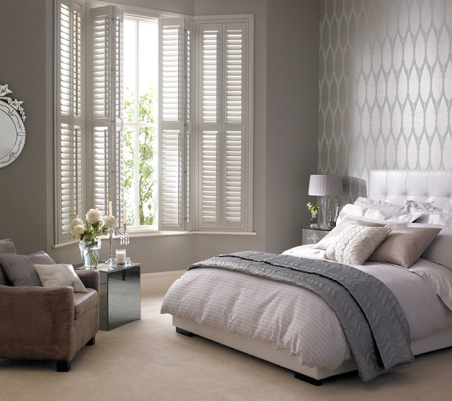 Shutters modern-schlafzimmer