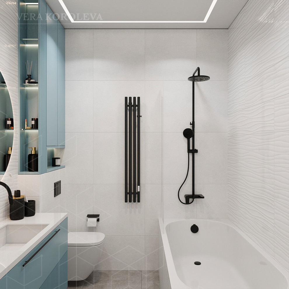 Дизайн-проект двухкомнатной квартиры в Москве в ЖК "Первый Московский"