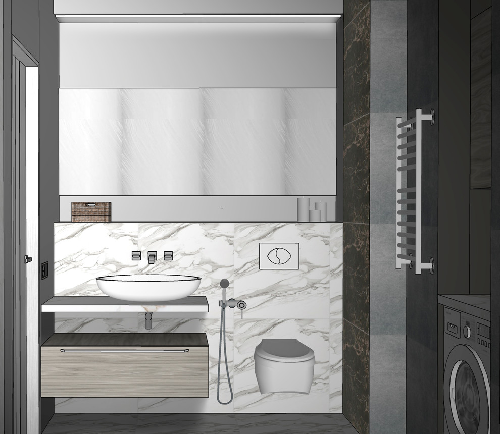 3d визуализация - санузел