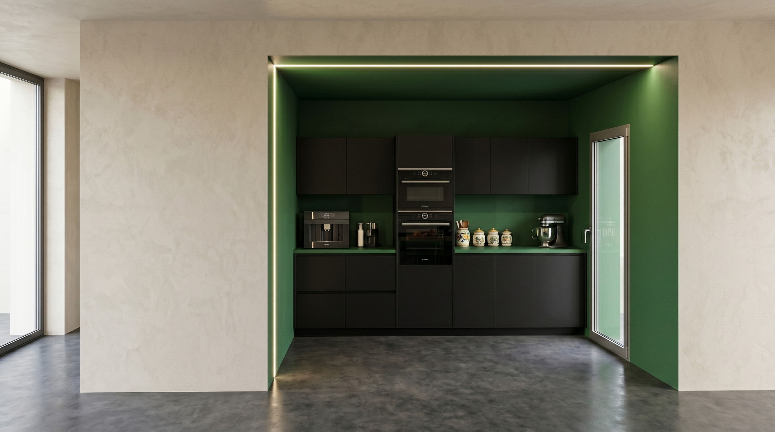 STUDIO PROGETTO CUCINA IN VANO BOX 3