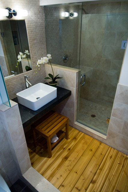Japanese Modern asiatisch-badezimmer