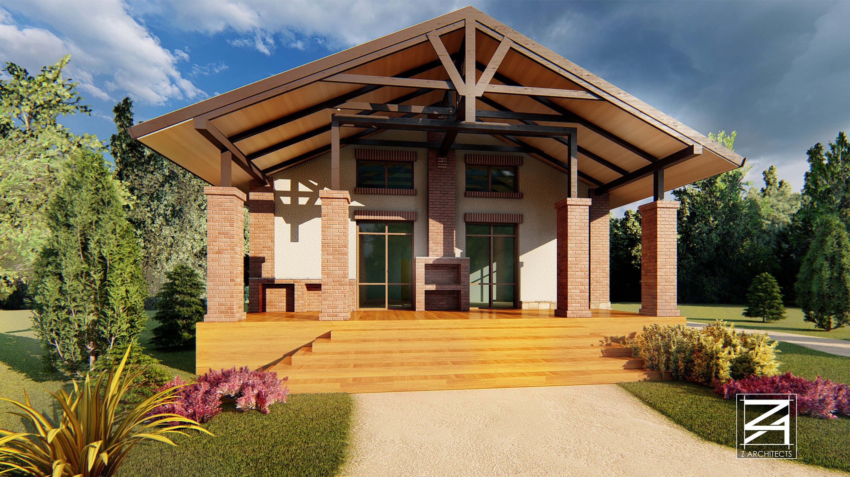 Дом в стиле шале