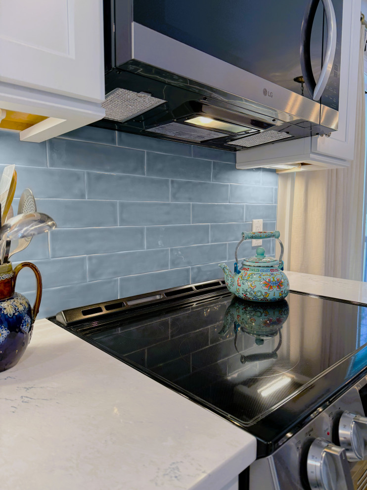Balanced Blue Kitchen