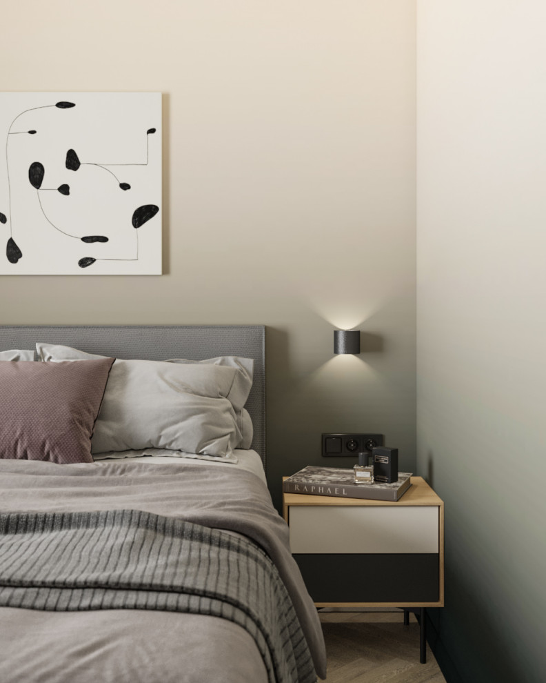 Проект двухкомнатной квартиры в Воронеже  Площадь: 75,2 м2.