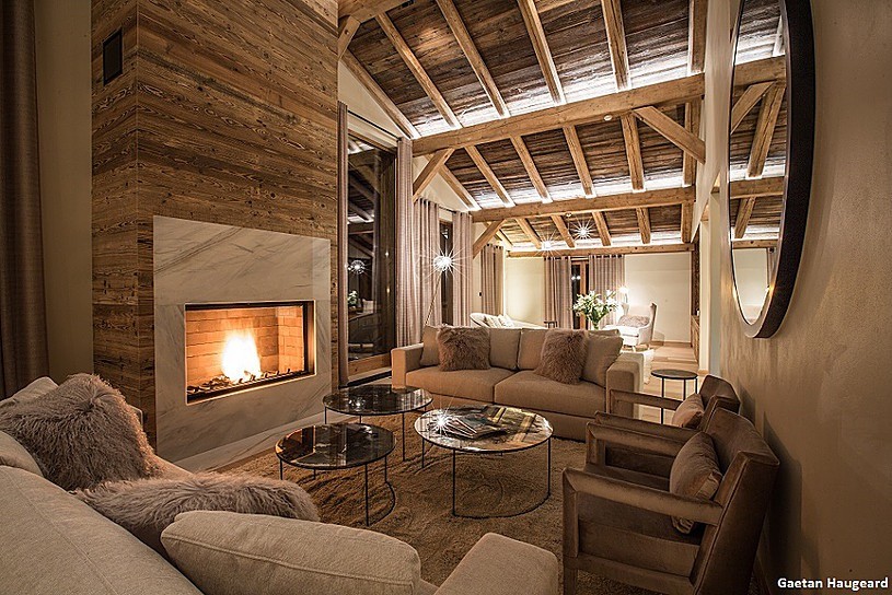 AGENCEMENT CHALET DE MONTAGNE - MEGEVE