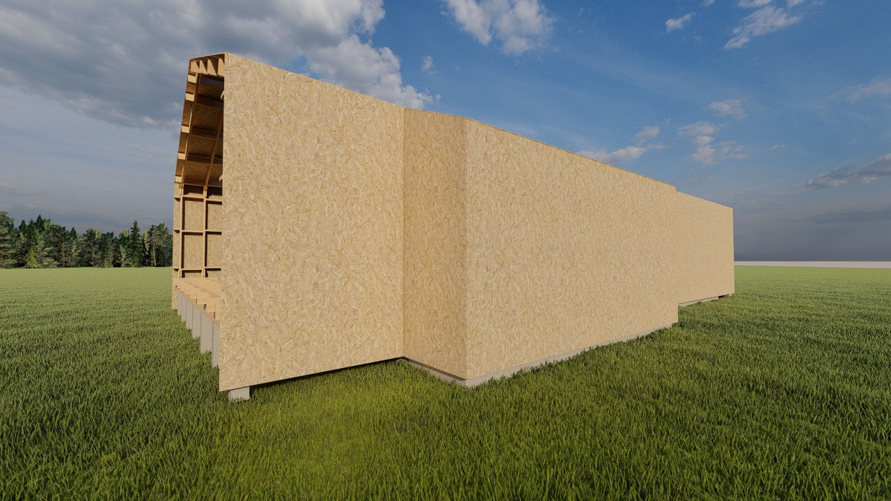 Дом у березы