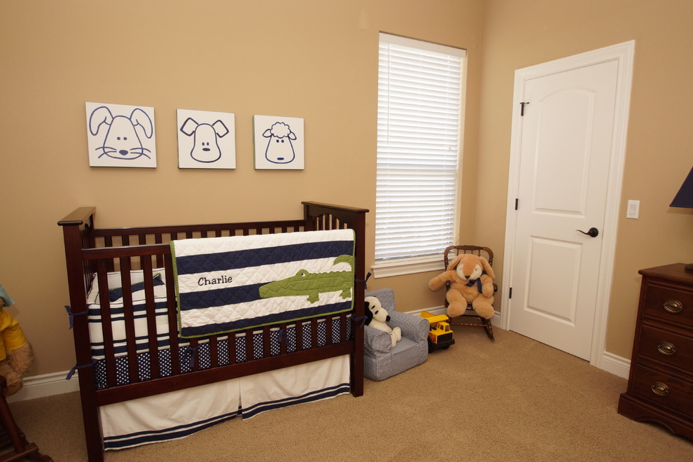 Photo of a traditional nursery in Austin.