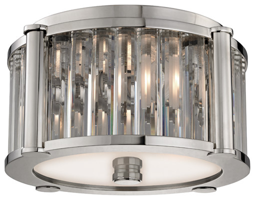 Hudson Valley 9513-Pn, 2 Light Flush Mount - Transitional - Flush-mount ...