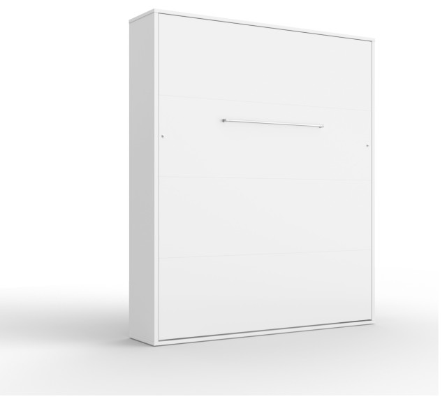 Contempo Vertical Wall Bed, European Queen Size Contemporary Murphy