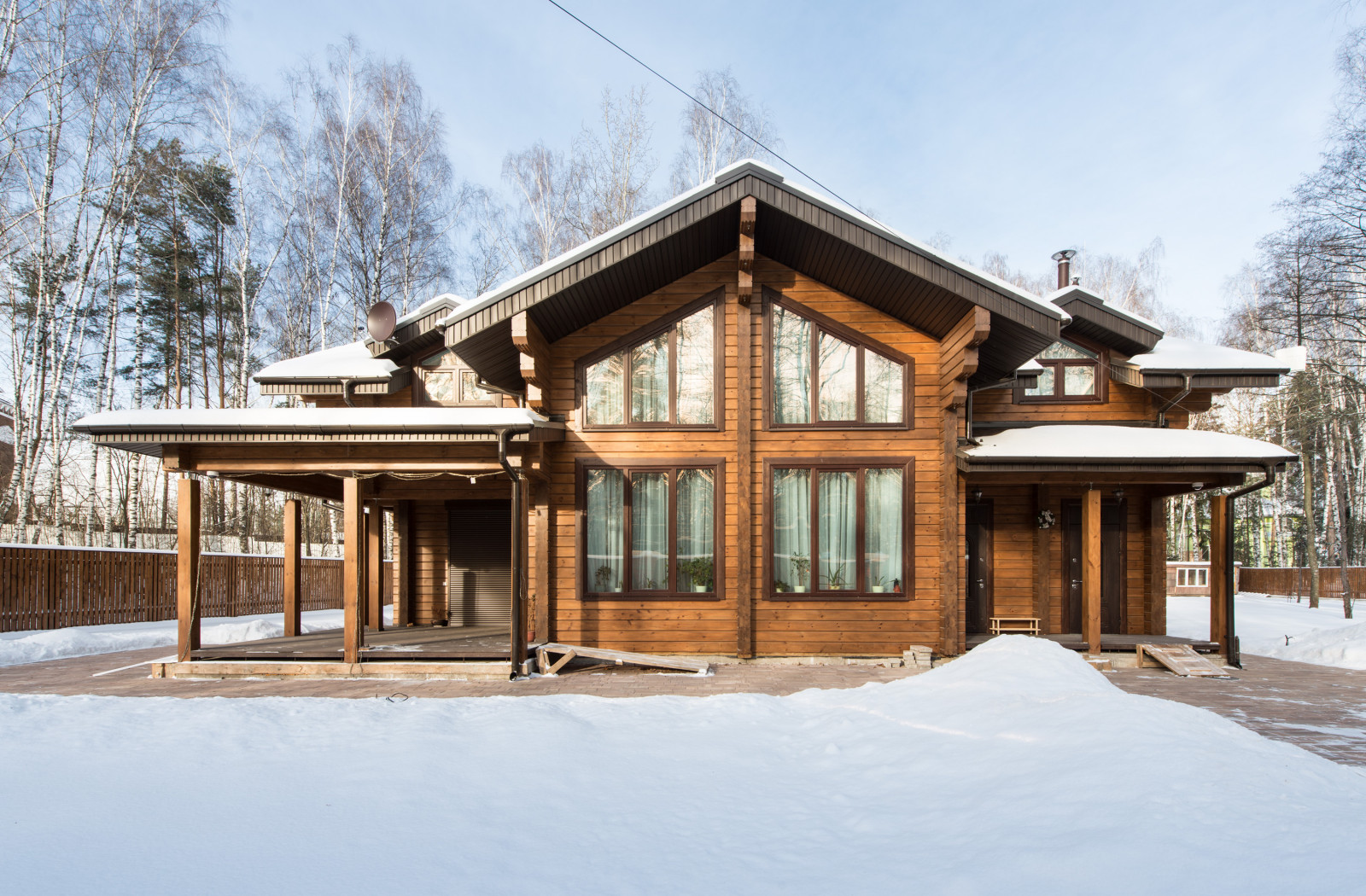 Дом из клееного бруса К-239-3