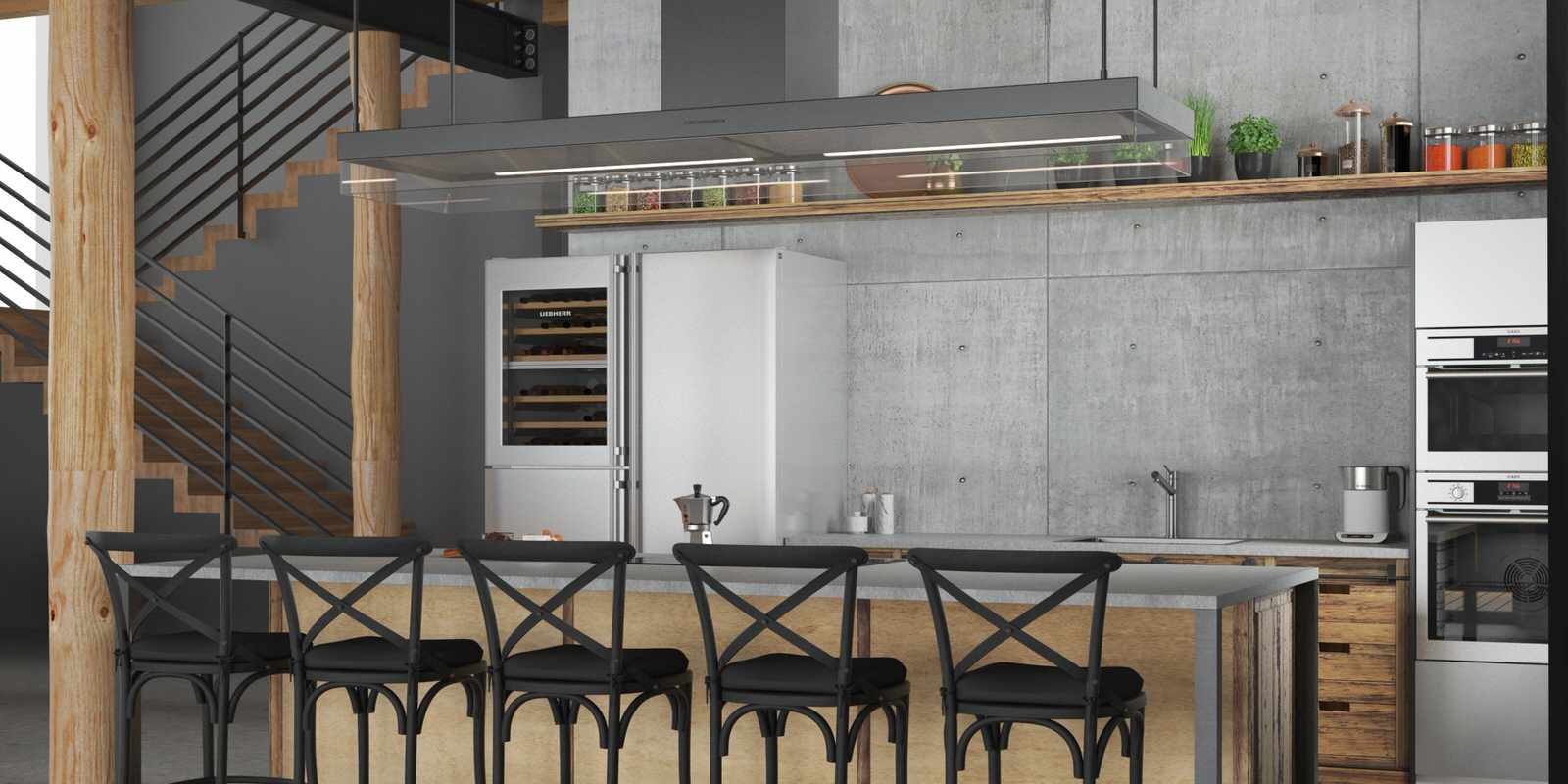 Дизайн-проект интерьера загородного дома (из бруса)