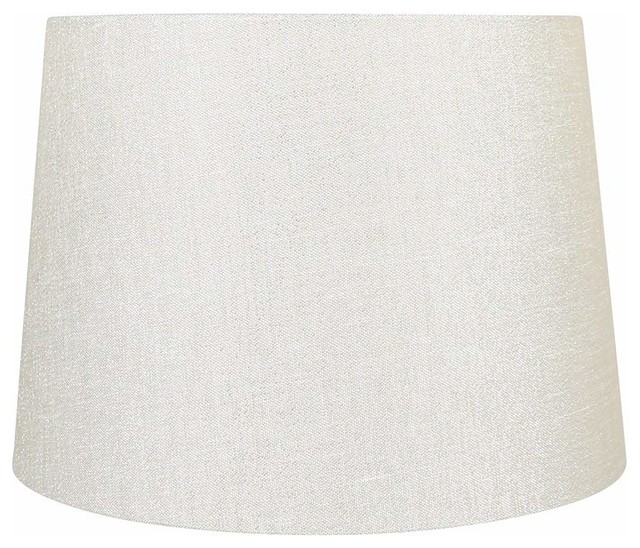 French Drum Metallic Fabric Lamp Shade, 14