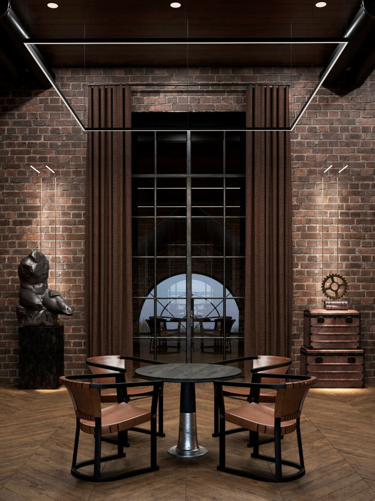 Мансарда частного жилого дома.