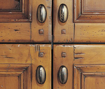 Inspiration for a rustic kitchen remodel in Charlotte