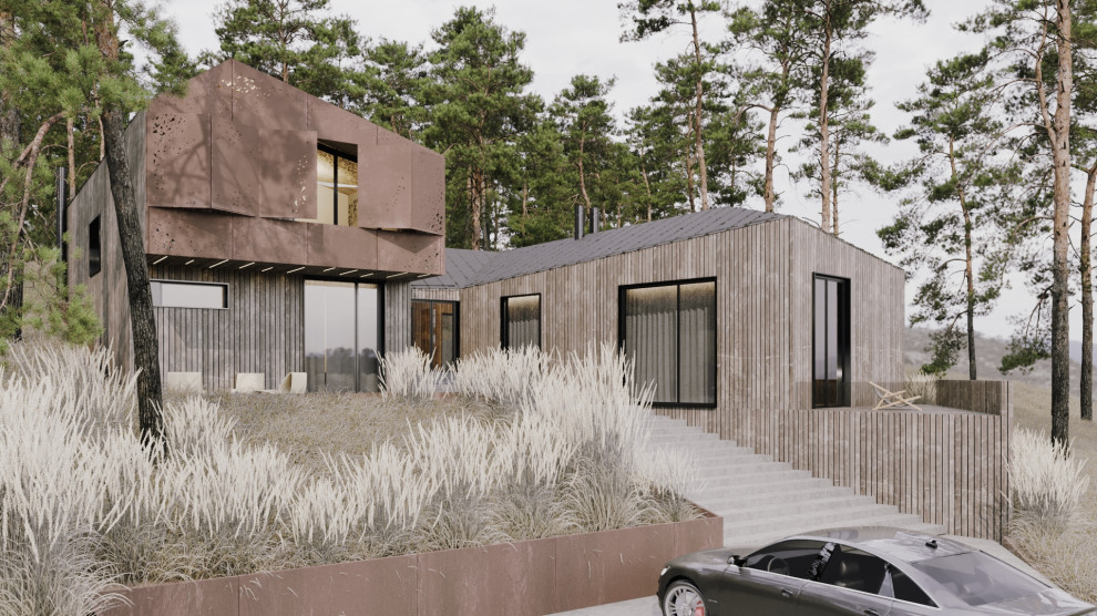 Дом на склоне