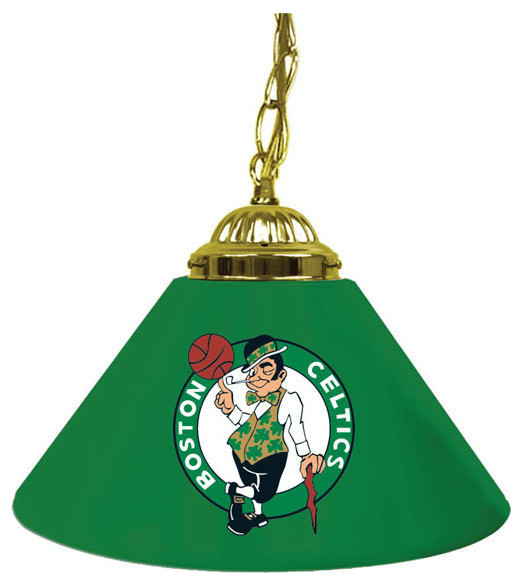 Boston Celtics NBA Single Shade Bar Lamp - 14 inch