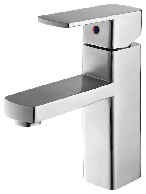 Heidi 13 8 Stainless Steel Bathroom Faucet Contemporary Bathroom Sink Faucets By Aok Group Inc