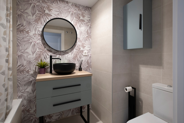 Oasis modern-powder-room