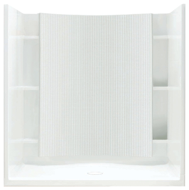 Sterling Accord 77"x36"x60" Vikrell Alcove Shower Kit, 36"x60"x77