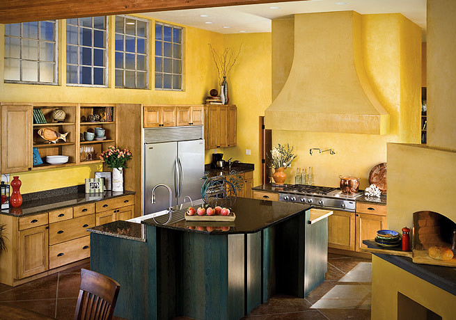 Photo of a country kitchen in Seattle.