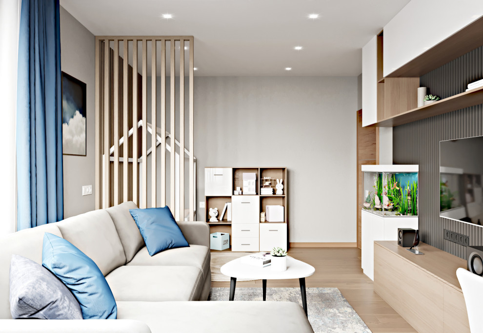 2-комн. квартира - 64 м2. Гостиная