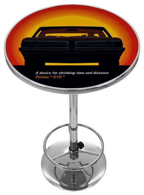 Pontiac GTO - Time & Distance - Chrome Pub Table