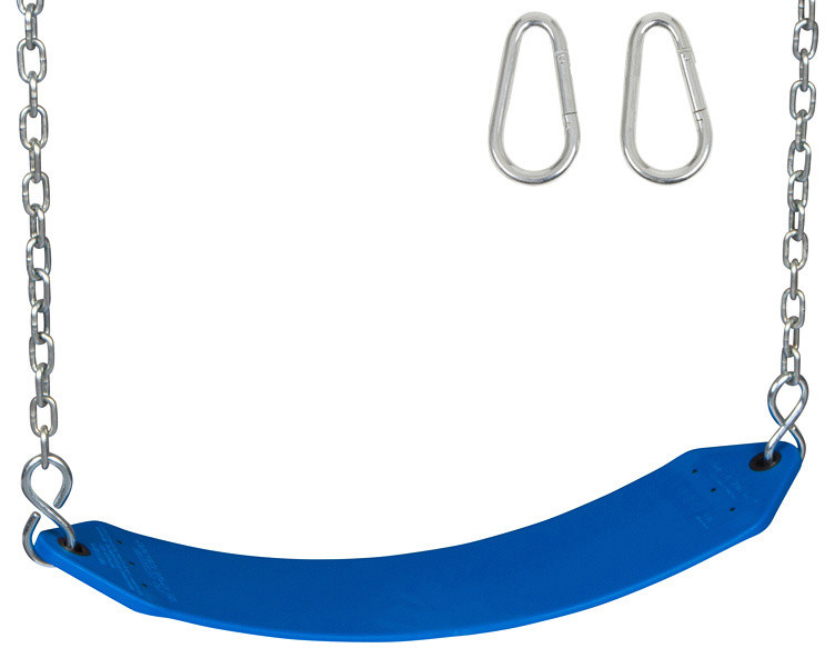 Belt Swing Seat With Chains and Hooks Contemporary Kids Playsets