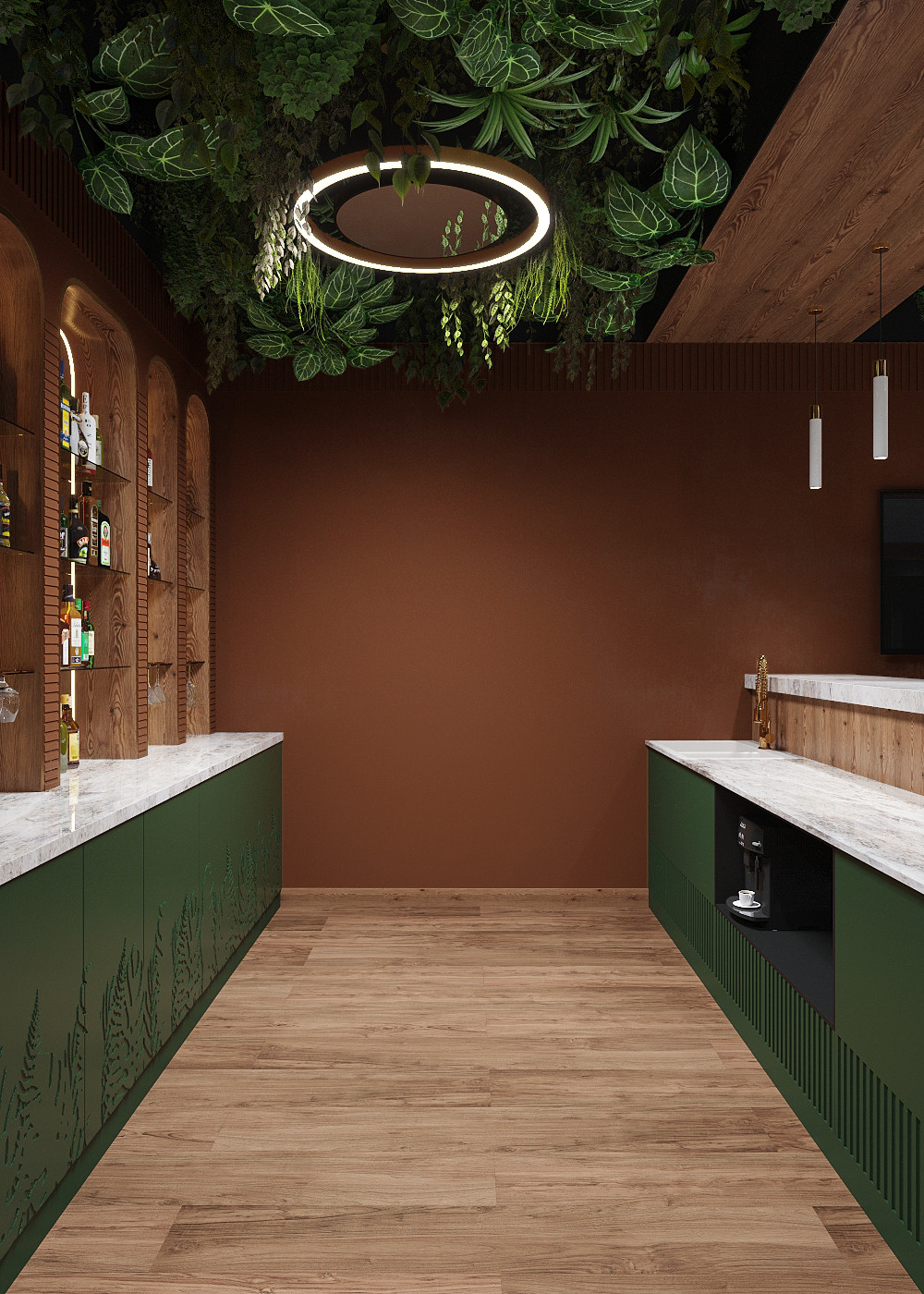 Дизайн проект интерьера SPA