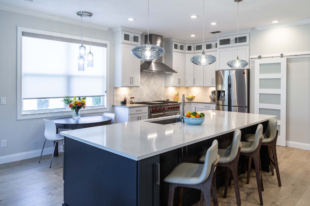Kitchen - transitional kitchen idea in Orlando