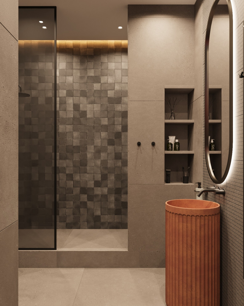 Проект двухкомнатной квартиры в Жк Петровская Доминанта, Современный стиль