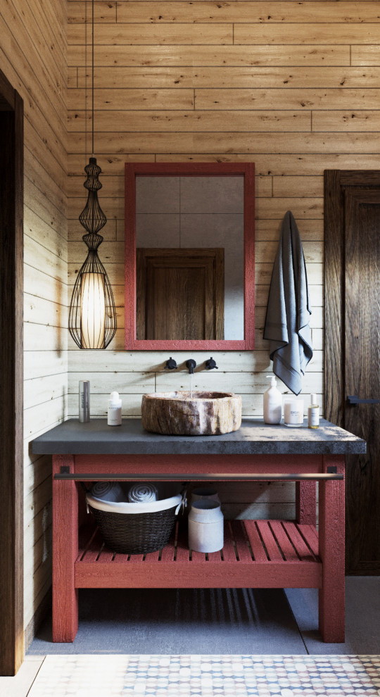 Интерьер бани в парк-отеле