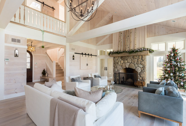 Gothic Cottage rustic-living-room