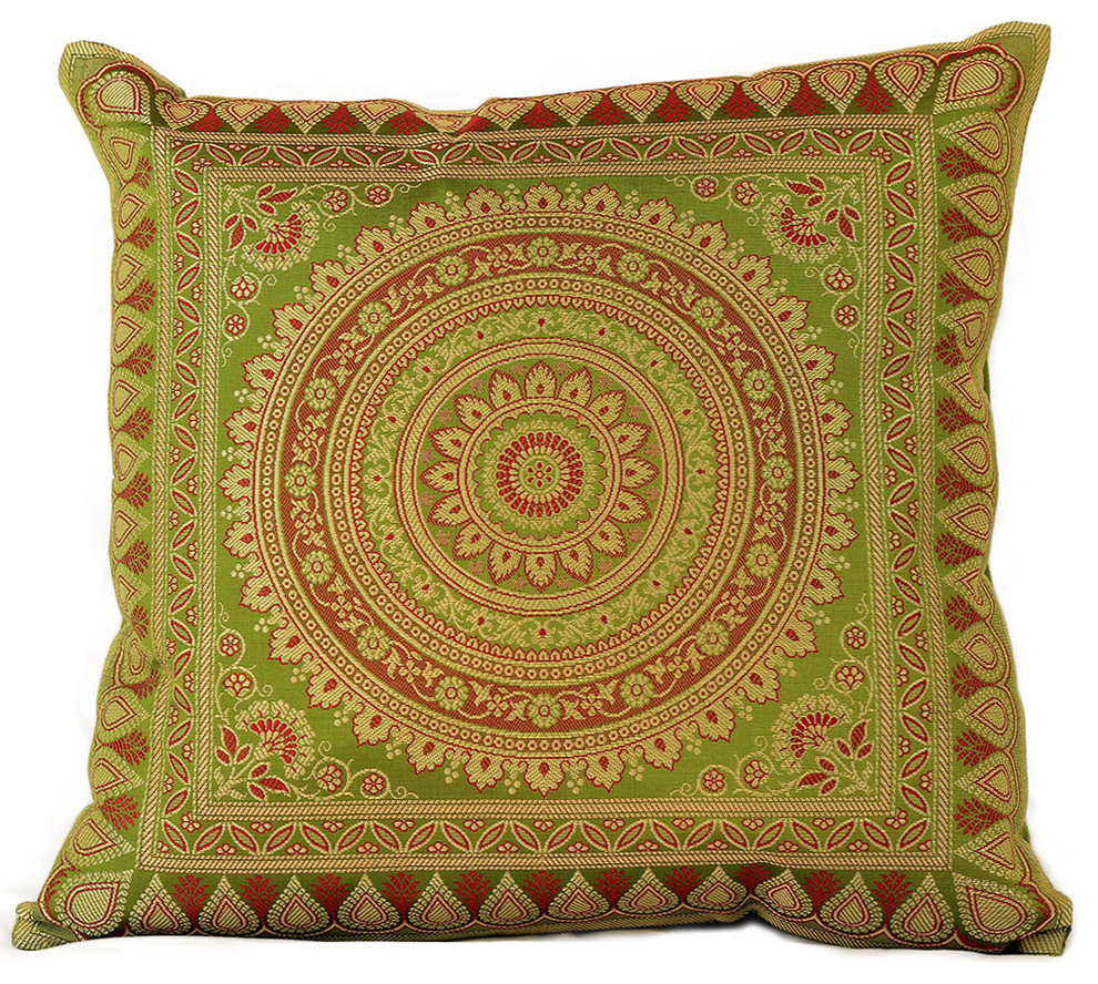 Exotic Oriental Pillow Cover Set Of 2 Asian Decorative