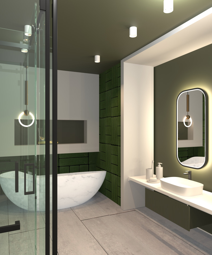 Интерьер ванной комнаты