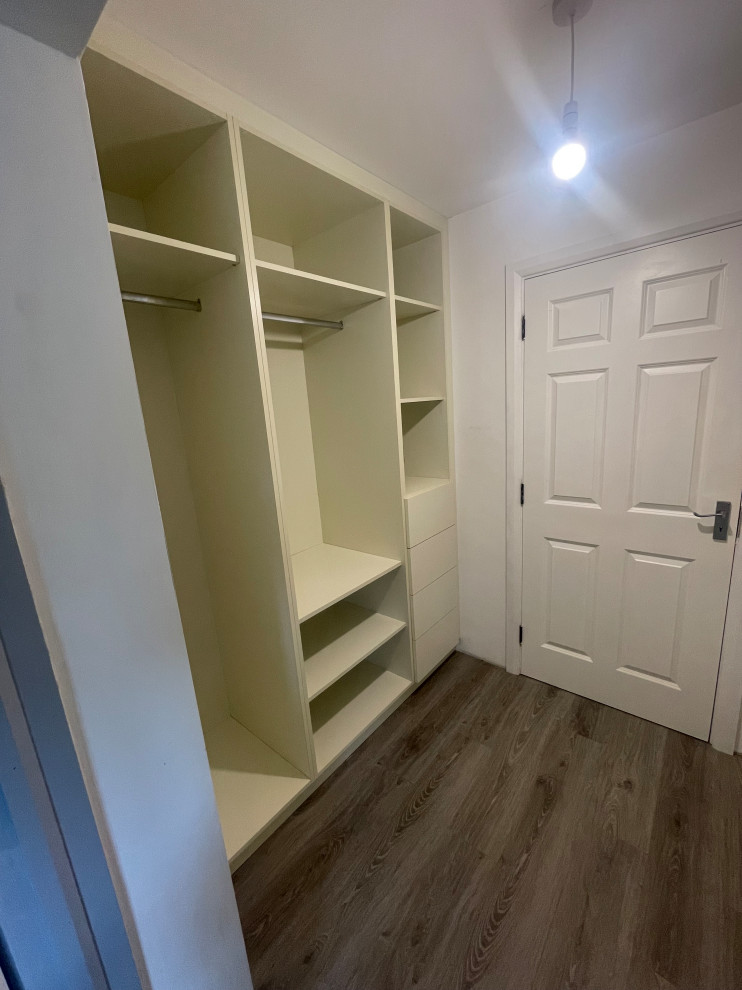 Ivory walk in wardrobe