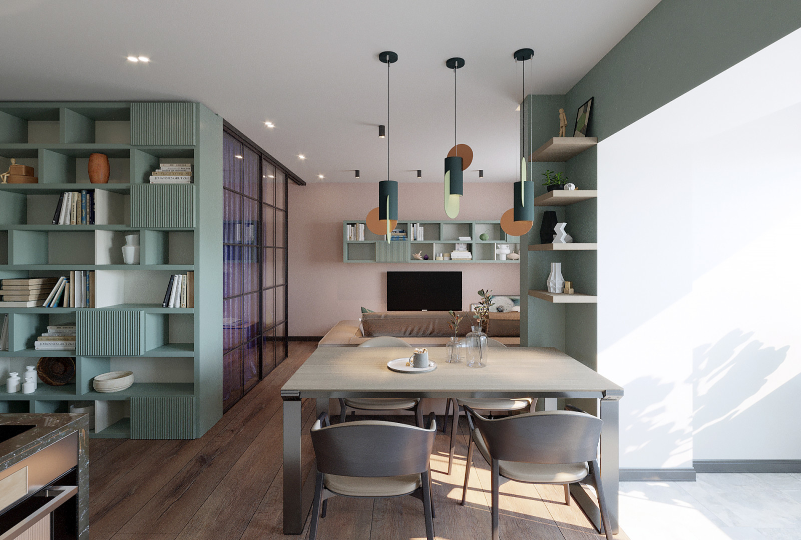 Квартира в стиле "Мемфис"